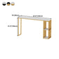 Rectangle Stone Bar Dining Table Industrial Bar Dining Table with Sled Base Clearhalo 'Bar Furniture' 'Bar Tables' 'bar_tables' 'furn' 'furn_bar_tables' 'Furniture' 'furniture_bar_tables' 'Kitchen & Dining Furniture' 1200x1200_c42e7a82-9944-46c2-97f3-2d4e5f4eaf1c