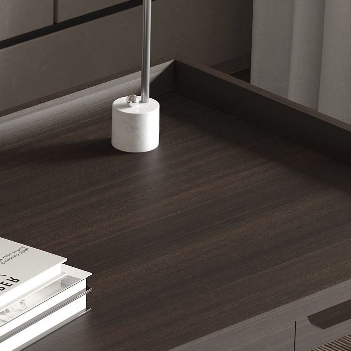 Rechteckiger zeitgenössischer Schreibtisch konstruiertes Holzbüroschalter mit Beinen