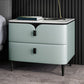 Modern Stone Top Top a 2-Drawer Storage da 18 pollici H Tavolo da notte con gambe
