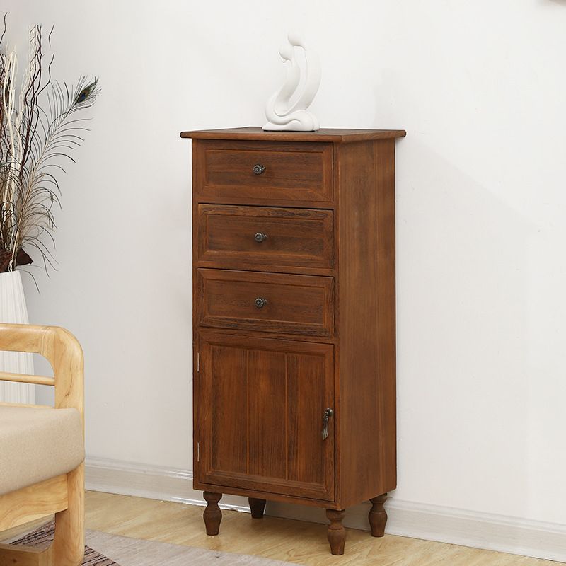 Industrial Turned Legs Accent Cabinet with Door and Drawers Storage Cabinet Clearhalo 'Cabinets & Chests' 'cabinets_chests' 'furn' 'furn_cabinets_chests' 'Furniture' 'Living Room Furniture' 1200x1200_c4323a57-b3b9-4dcc-856e-3cb94280bf48