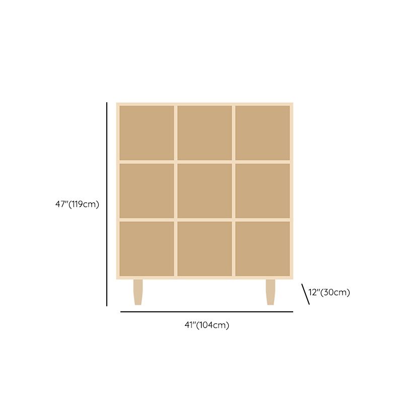 Natural Standard Bookshelf Wooden Contemporary Bookcase with Shelves Clearhalo 'Bookcases' 'furn' 'furn_bookcases' 'Furniture' 'Office Furniture' 1200x1200_c432a073-2c52-45eb-b503-1c8d7b20a4c9