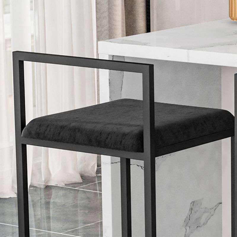 Scandinavian Style Bar-stool with Sled Legs Square Seat Counter Stool for Kitchen Bar Clearhalo 'Bar Furniture' 'Bar Stools' 'bar_stools' 'furn' 'furn_bar_stools' 'furniture_bar_stools' 'Kitchen & Dining Furniture' 'kitchen&dining_furn' 'kitchen' 'kitchen_furn' Furniture' 1200x1200_c432ecae-ce3e-4f6f-989b-accd9df07b3a