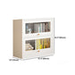 White Bookshelf Contemporary Style Bookcase with Door for Home Office Clearhalo 'Bookcases' 'furn' 'furn_bookcases' 'Furniture' 'furniture_bookcases' 'kitchen' 'kitchen_bookcases' 'Living Room Furniture' 'Office Furniture' 1200x1200_c43516da-fb82-4dd3-95db-1183ffbe6408