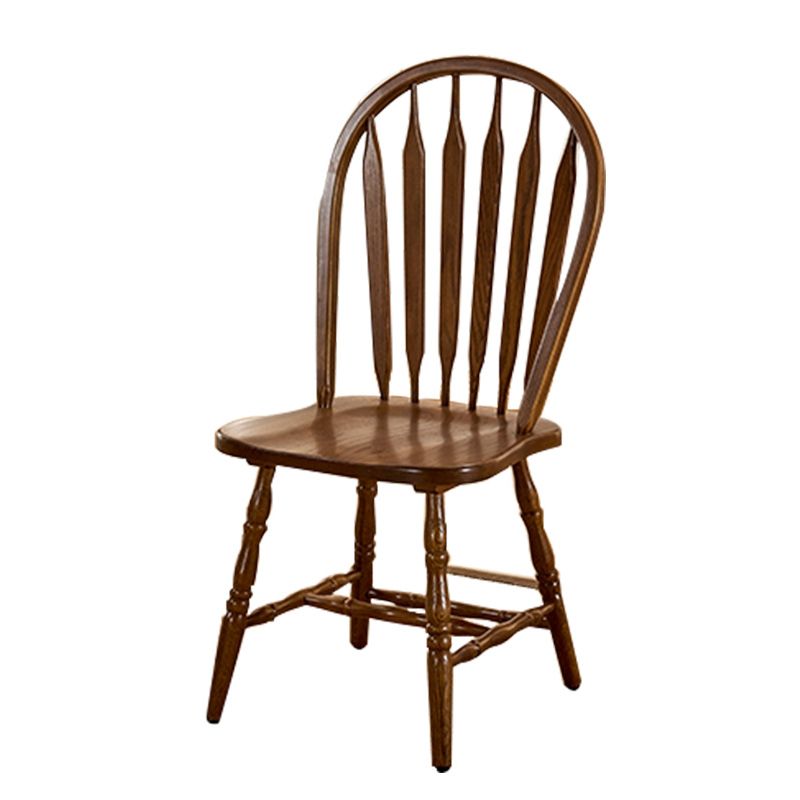 Solid Wood Traditional Dining Room Chair Matte Finish Windsor Back Side Chair Clearhalo ' kitchen&dining_furn' 'Dining Chairs' 'Dining Tables & Seating' 'dining_chair' 'furn' 'furn_dining_chair' 'Furniture' 'furniture_dining_chair' 'Kitchen & Dining Furniture' 'kitchen' 1200x1200_c4352ffe-1b37-4a3f-ab8d-35f457c41b5e