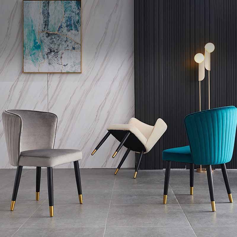 Indoor Scandinavian Side Chair Wood Upholstered Wingback Dining Room Chair Clearhalo ' kitchen&dining_furn' 'Dining Chairs' 'Dining Tables & Seating' 'dining_chair' 'furn' 'furn_dining_chair' 'Furniture' 'furniture_dining_chair' 'Kitchen & Dining Furniture' 'kitchen' 1200x1200_c435f095-8ccf-45e5-923d-73834756016d