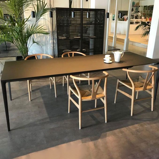 Sintered Stone Scratch Resistant Table Simplicity Style 4 Legs Base Rectangle Table Clearhalo ' dining_table' 'Dining Tables & Seating' 'Dining Tables' 'furn' 'furn_dining_table' 'Furniture' 'furniture_dining_table' 'Kitchen & Dining Furniture' 'kitchen&dining_furn' 'kitchen' 'kitchen_dining_table' 1200x1200_c436c777-ab56-4a8d-8806-ce0bccc6a600