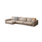 Pillowed Back Cushions Sectional Sofa, Square Arm Sectional Sofa,in Cream22" Clearhalo 'furn' 'furn_sectionals' 'Furniture' 'Living Room Furniture' 'Sectionals' 1200x1200_c438de05-cdd9-4902-a0b9-908eaf8a532c