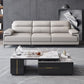 Contemporary Light Grey Sofa with Pillow Top Arm for Apartment 35.43" Clearhalo 'furn' 'furn_sectionals' 'Furniture' 'furniture_sectionals' 'kitchen' 'kitchen_sectionals' 'Living Room Furniture' 'Sectionals' 1200x1200_c438fb2a-371d-4b3e-bbbe-475171ede5e2