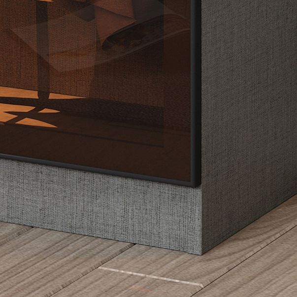 Armoire de garde-robe en verre et en bois placée de garde-robe contemporaine