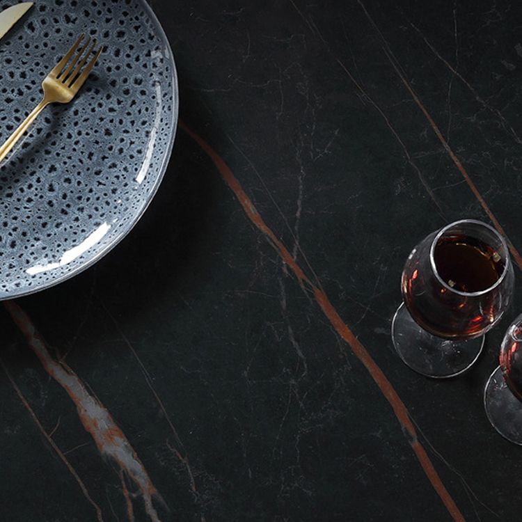 20.47" Tall Contemporary Style Side End Table Metal Pedestal Round Sofa Side Accent Table