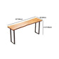 1/4/5/7-teiliges industrielles rechteckiges Kneipentisch-Set aus Holz