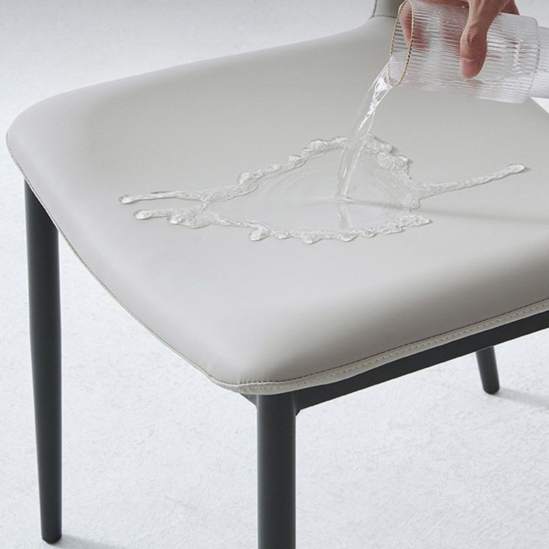 Kitchen Open Back Dining Chair Industrial Upholstered Armless Chair Clearhalo 'Dining Chairs' 'Dining Tables & Seating' 'dining_chair' 'furn' 'furn_dining_chair' 'Furniture' 'Kitchen & Dining Furniture' 1200x1200_c43fe075-1276-4d2d-a9da-490998f61e27