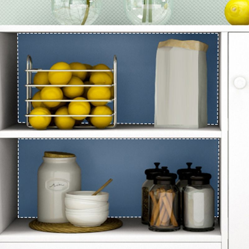 Contemporary Style Server Engineered Wood Side Board for Living Room Clearhalo 'buffet_sideboard' 'Buffets & Sideboards' 'furn' 'furn_buffet_sideboard' 'Furniture' 'Kitchen & Dining Furniture' 1200x1200_c44006e1-0317-4048-80a2-eeaa84c6a135