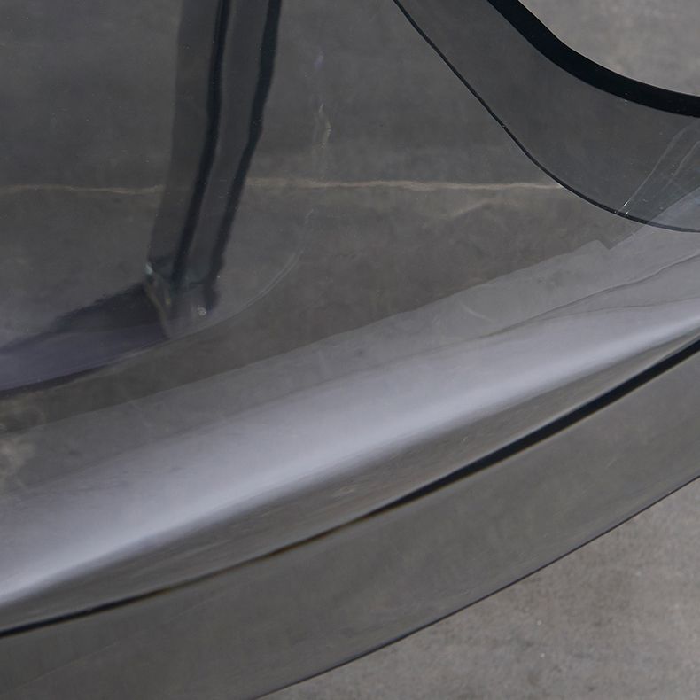 Scandinavian Plastic Dining Arm Chair Open Back Side Chair for Home Use Clearhalo ' kitchen&dining_furn' 'Dining Chairs' 'Dining Tables & Seating' 'dining_chair' 'furn' 'furn_dining_chair' 'Furniture' 'furniture_dining_chair' 'Kitchen & Dining Furniture' 'kitchen' 1200x1200_c4402b8b-856c-41ea-8a76-f8c4ba324eef