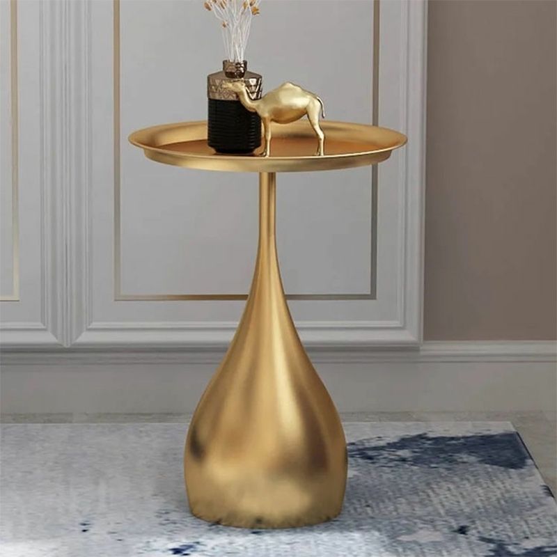 Table de base de base de base de piédestal ronde table de style moderne médiéval