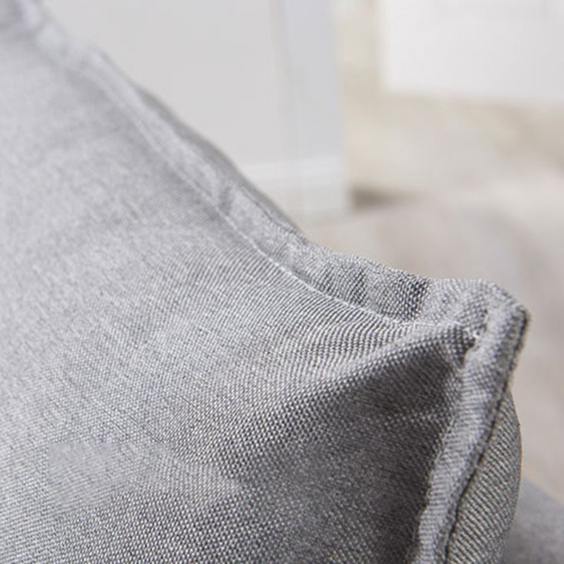 Divano posteriore in tessuto. Divano braccio inclinato moderno con gambe in legno