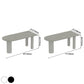 Solid Wood Legs Contemporary Free Form Dining Table Sintered Stone Dining Table for Kitchen Clearhalo ' dining_table' 'Dining Tables & Seating' 'Dining Tables' 'furn' 'furn_dining_table' 'Furniture' 'furniture_dining_table' 'Kitchen & Dining Furniture' 'kitchen&dining_furn' 'kitchen' 'kitchen_dining_table' 1200x1200_c4438c7c-25a7-465a-b044-529c9961d900
