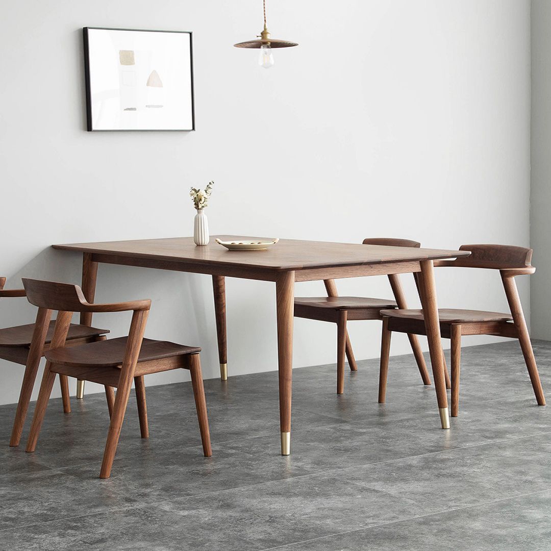Luxury Pine Wood Table for Restaurant Rectangle Dining Table in Brown with 4 Legs Clearhalo 'Dining Tables & Seating' 'Dining Tables' 'dining_table' 'furn' 'furn_dining_table' 'Furniture' 'furniture_dining_table' 'Kitchen & Dining Furniture' 'kitchen' 'kitchen_dining_table' 1200x1200_c443b903-7f62-45fb-8daf-63a01ee81b8c