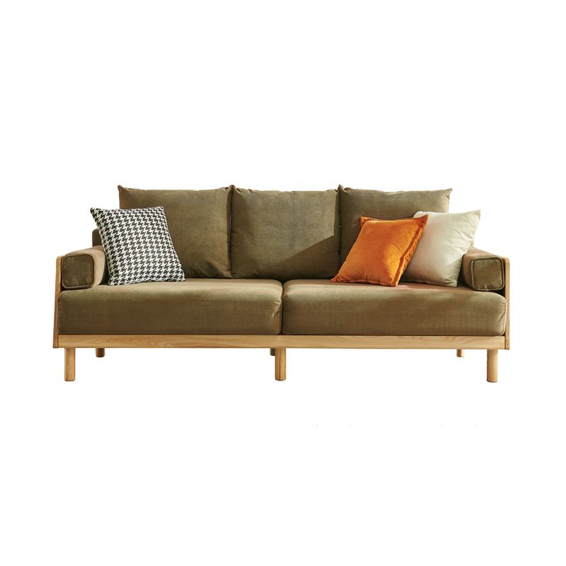 Recessed Arm Sofa Living Room Pillow Back Couch with Solid Wood Frame Clearhalo 'furn' 'furn_sofas' 'Furniture' 'furniture_sofas' 'Living Room Furniture' 'Sofa' 'sofas' 1200x1200_c444917e-6a31-4363-88e9-94acb712cf8a