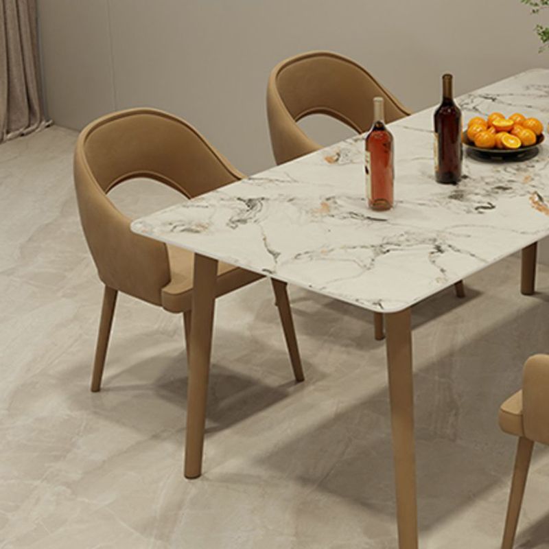 Zeitgenössischer Stil gepolsterte 4 Beine Esszimmer für Wohnzimmer