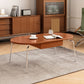 4 Legs Coffee Table Contemporary Oval Solid Wood Coffee Cocktail Table Clearhalo 'Coffee & Accent Tables' 'Coffee Tables' 'coffee_tables' 'furn' 'furn_coffee_tables' 'Furniture' 'Living Room Furniture' 1200x1200_c4462a00-261b-452e-bcae-ea0636f87322