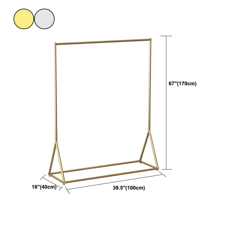 Moderner Kleiderbügel Metall ohne Delesse, freistehende Eingangs -Eingangs -Kit