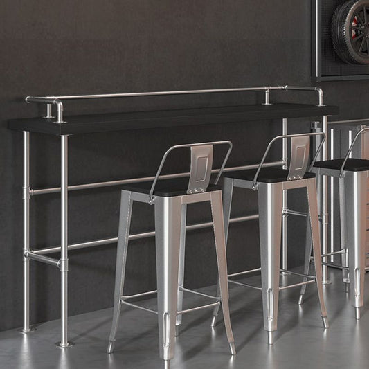 Industrial Silver Counter Stools Iron Wooden Bar Stools with Square Seat Clearhalo 'Bar Furniture' 'Bar Stools' 'bar_stools' 'furn' 'furn_bar_stools' 'furniture_bar_stools' 'Kitchen & Dining Furniture' 'kitchen&dining_furn' 'kitchen' 'kitchen_furn' Furniture' 1200x1200_c44764a2-64f3-4fef-aa43-34de898eb9a5