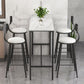Indoor Marble Trestle Cocktail Bar Table Modern White Footrest Pub Height Dining Table Clearhalo 'Bar Furniture' 'Bar Tables' 'bar_tables' 'furn' 'furn_bar_tables' 'Furniture' 'furniture_bar_tables' 'Kitchen & Dining Furniture' 'kitchen&dining_furn' 'kitchen' 1200x1200_c4478d1c-e7a5-47c6-bf6d-d4c6a35917b4