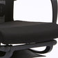 Fauteuil contemporain à bras fixes, repose-pieds, chaise de bureau, oreiller inclus