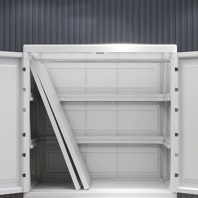 Mobile moderno di deposito in plastica per mobile per finitura opaca camera da letto con porta incernierata