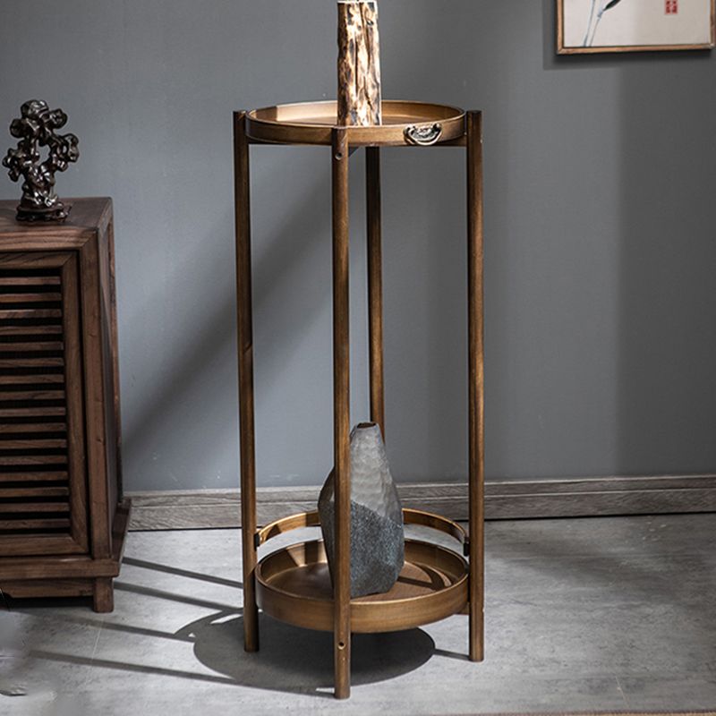 Wood End Table Round/Rectangular Side End Table with Storage Clearhalo 'Coffee & Accent Tables' 'End & Side Tables' 'end_side_table' 'end_side_tables' 'furn' 'furn_end_side_tables' 'Furniture' 'furniture_end_side_table' 'Living Room Furniture' 1200x1200_c4498027-501d-4af6-a030-22c4739527f2