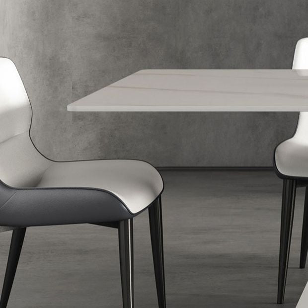 Designer Style 1/4/5/7 Pieces Dinette Set Sintered Stone Dining Room Set Clearhalo 'Dining Room Sets' 'Dining Tables & Seating' 'dining_room_set' 'furn' 'furn_dining_room_set' 'Furniture' 'furniture_dining_room_set' 'Kitchen & Dining Furniture' 1200x1200_c44a3093-a748-4a11-8958-f36a041f4ba1