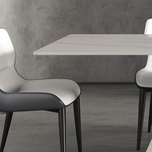 Designer Style 1/4/5/7 Pieces Dinette Set Sintered Stone Dining Room Set Clearhalo 'Dining Room Sets' 'Dining Tables & Seating' 'dining_room_set' 'furn' 'furn_dining_room_set' 'Furniture' 'furniture_dining_room_set' 'Kitchen & Dining Furniture' 1200x1200_c44a3093-a748-4a11-8958-f36a041f4ba1