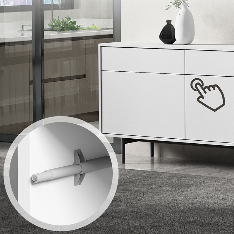 Moderno legno ingegnerizzato da 27,5 "H Server buffet per sala da pranzo a buffet