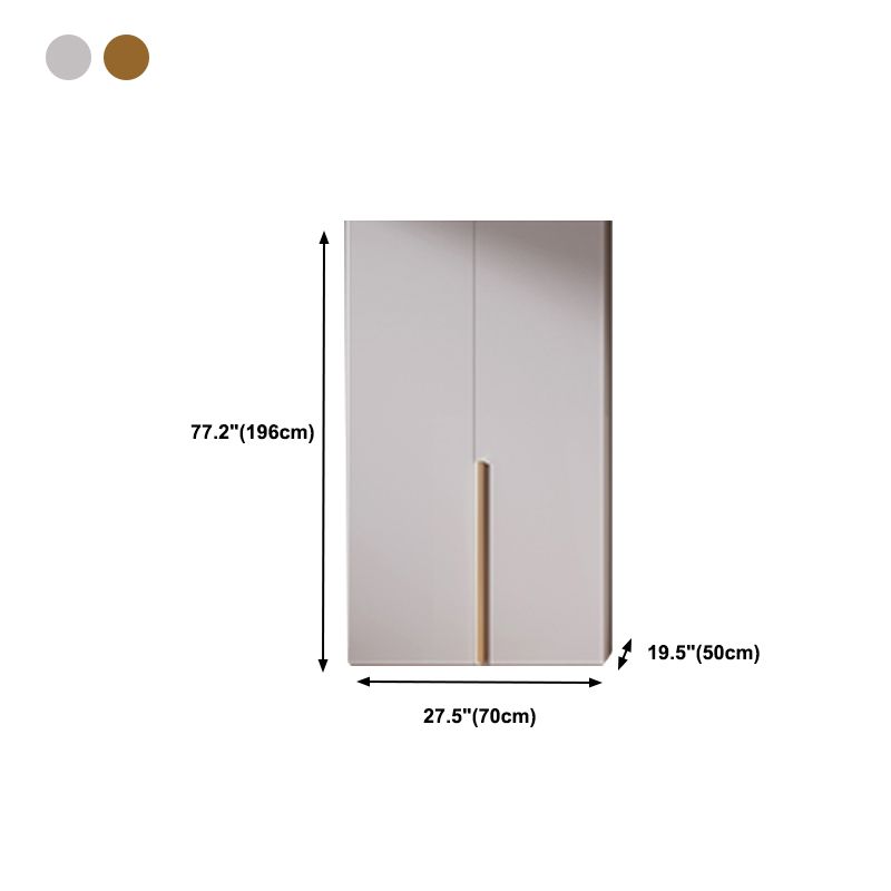 Armoire de style moderne Armoire en bois avec porte pour chambre à coucher