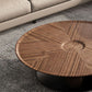 No Distressing Pedestal Coffee Table Modern Round Bunching Tables
