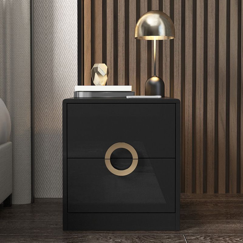 Contemporary Accent Table Nightstand Wooden Night Table with Drawers Clearhalo 'Bedroom Furniture' 'furn' 'furn_night_stand' 'Furniture' 'night_stand' 'Nightstands' 1200x1200_c44e59bc-6825-4fa6-bd31-a3088ae594bb