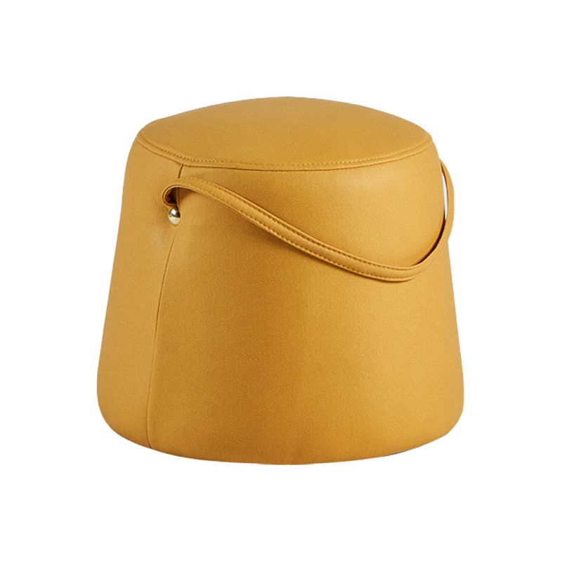 Orange Modern Pouf Tear Resistant Pure Color Pouf for Living Room Clearhalo 'furn' 'furn_ottomans_poufs' 'Furniture' 'Living Room Furniture' 'Ottomans & Poufs' 'ottomans_poufs' 1200x1200_c4510aa8-bf36-470e-9a24-4c25cca17deb