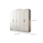French Country Wardrobe Closet White Wardrobe Cabinet with Shelves