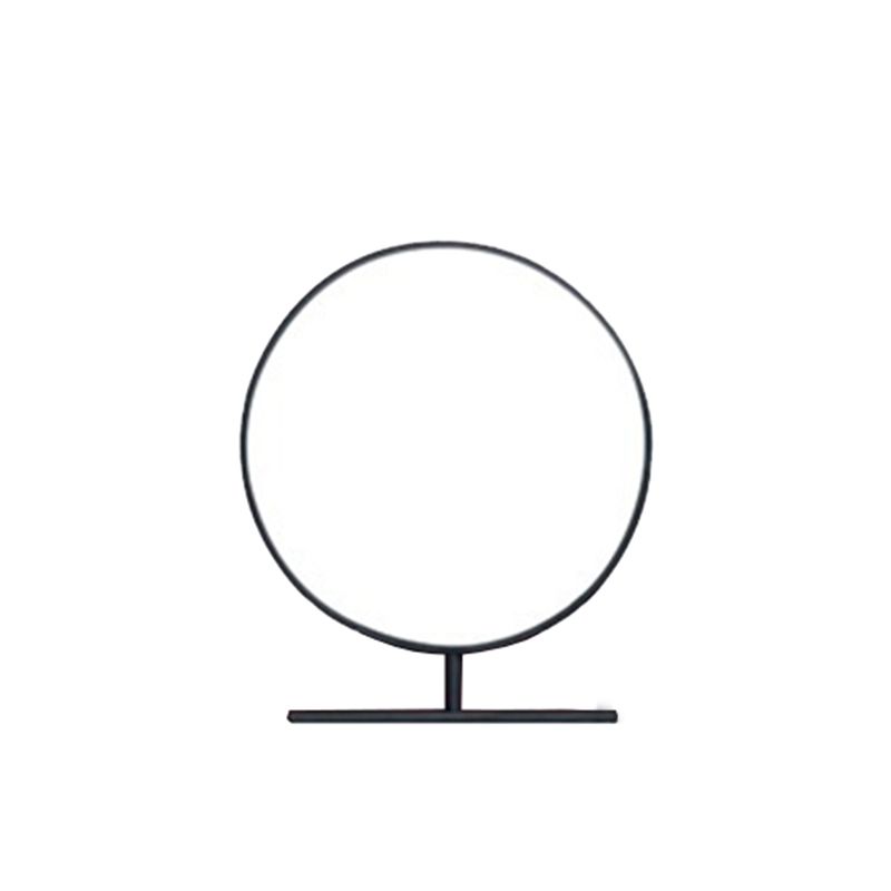 Conjunto de mesa de maquillaje de tocador de piedra simple contemporánea con espejo y taburetes