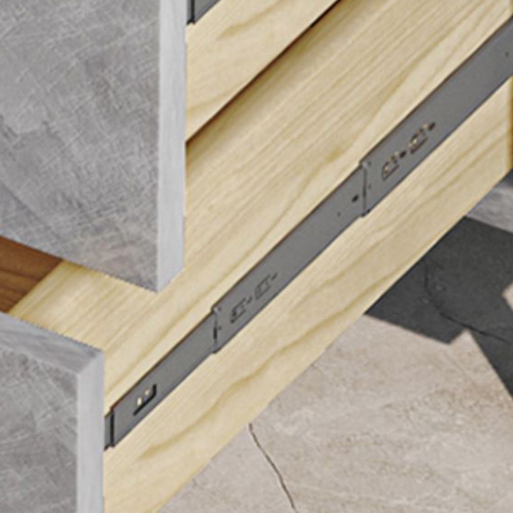 Cómoda vertical moderna de pizarra con varios cajones