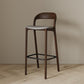 Ensemble de Table de pub rectangulaire moderne, 1/3 pièces, comptoir en bois de pin avec tabourets hauts