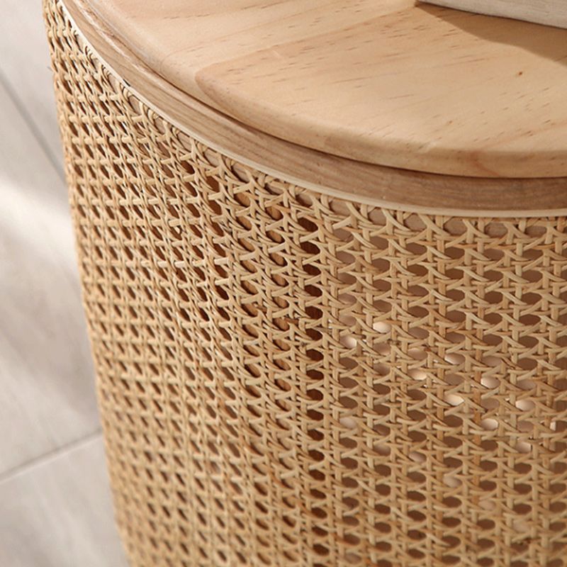 15" Wide Contemporary Corner Table Wood Round Storage Accent Side Table Clearhalo 'Coffee & Accent Tables' 'End & Side Tables' 'end_side_tables' 'furn' 'furn_end_side_tables' 'Furniture' 'Living Room Furniture' 1200x1200_c4560b76-bff8-40c8-8f8f-41cd909c19a3