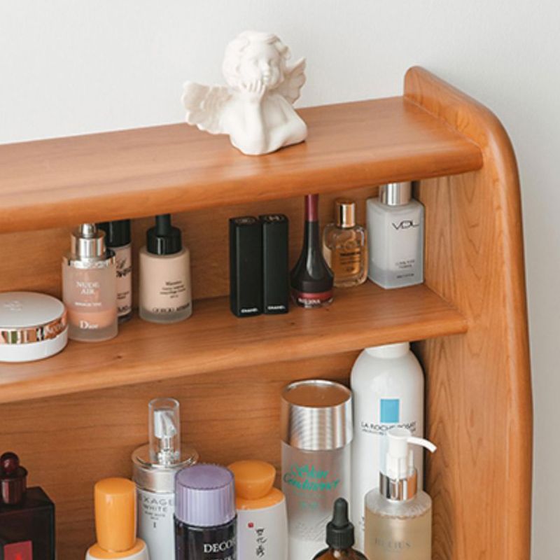 Tavolo da trucco in legno in legno in legno scandinavo Specchio.