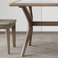 Modern Rectangular Stone Top Dining Table with Solid Wood Legs for Living Room Clearhalo 'Dining Tables & Seating' 'Dining Tables' 'dining_table' 'furn' 'furn_dining_table' 'Furniture' 'Kitchen & Dining Furniture' 1200x1200_c4573587-8ea2-4eb5-a835-cefd3403f628