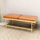 Mid-Century Modern Rectangle Bench Bedroom Seating Bench with Metal Legs Clearhalo 'Benches' 'Chairs & Seating' 'furn' 'furn_benches' 'Furniture' 'Living Room Furniture' 1200x1200_c457faea-c2dc-4d84-8b8f-ad59fc124f7f