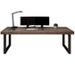 Contemporary Style Writing Desk Solid Wood Rectangular Home and Office Desk Clearhalo 'furn' 'furn_office_desk' 'Furniture' 'furniture_office_desk' 'Office Desks' 'Office Furniture' 'office_desk' 1200x1200_c459ead6-de11-4cb6-b6be-fb7b2816d3f0