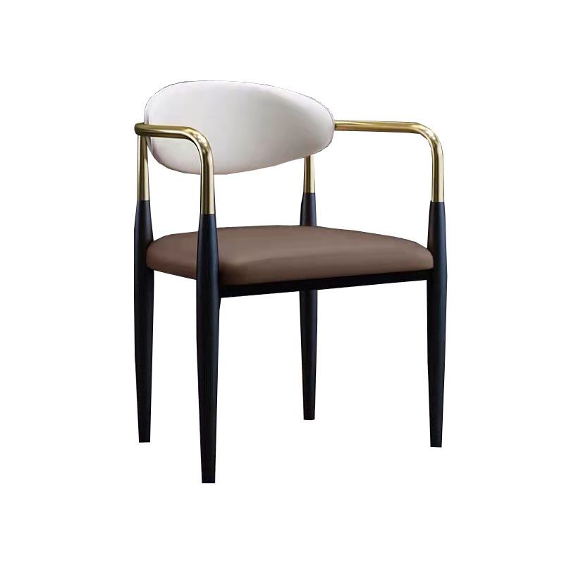 Sala da pranzo sedie da pranzo braccio industriale sedie da cucina in vetro finto