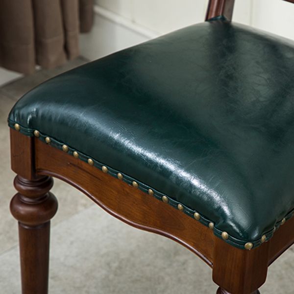 Glam Wood Dining Chair Cross Back Folding Chair for Dining Room in Brown Clearhalo 'Dining Chairs' 'Dining Tables & Seating' 'dining_chair' 'furn' 'furn_dining_chair' 'Furniture' 'furniture_dining_chair' 'Kitchen & Dining Furniture' 1200x1200_c45d50a7-2259-44e3-afa3-d32edb53a220