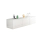 Contemporary Wood White TV Stand Console Enclosed Storage TV Media Stand for Living Room Clearhalo 'furn' 'furn_tv_stands_entertainment_centers' 'Furniture' 'Living Room Furniture' 'TV Stands & Entertainment Centers' 'TV Stands & Media Storage Furniture' 'tv_stands_entertainment_centers' 1200x1200_c45ddf10-a9ad-49df-ad38-7c586e1a58cc